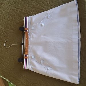 Light gray mini skirt size xs 0
